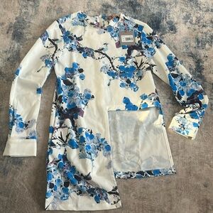 Tweed Clothing Ditzy Floral Top Size XS NWT
